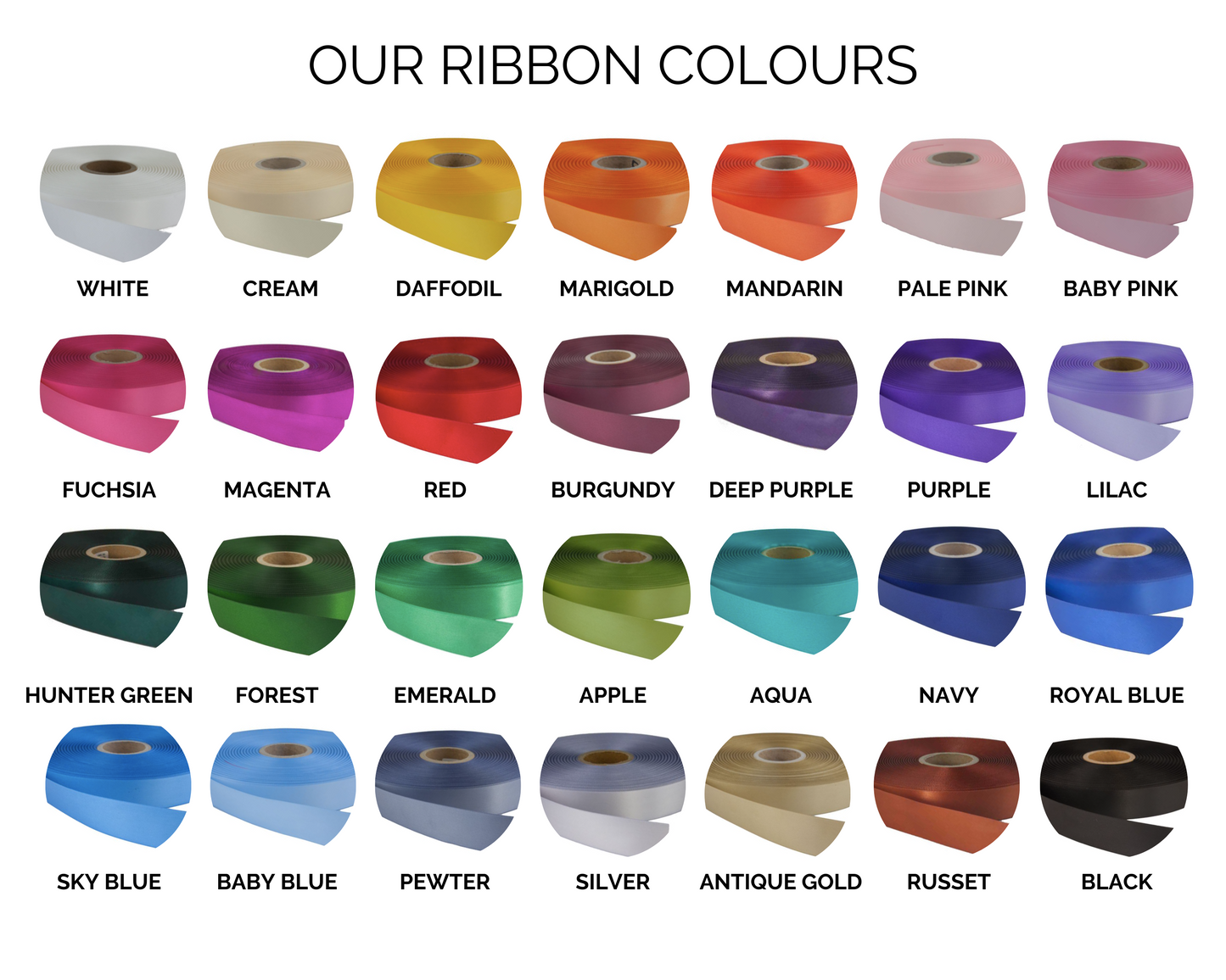 Personalised Memorial Ribbons For Funerals & Wakes