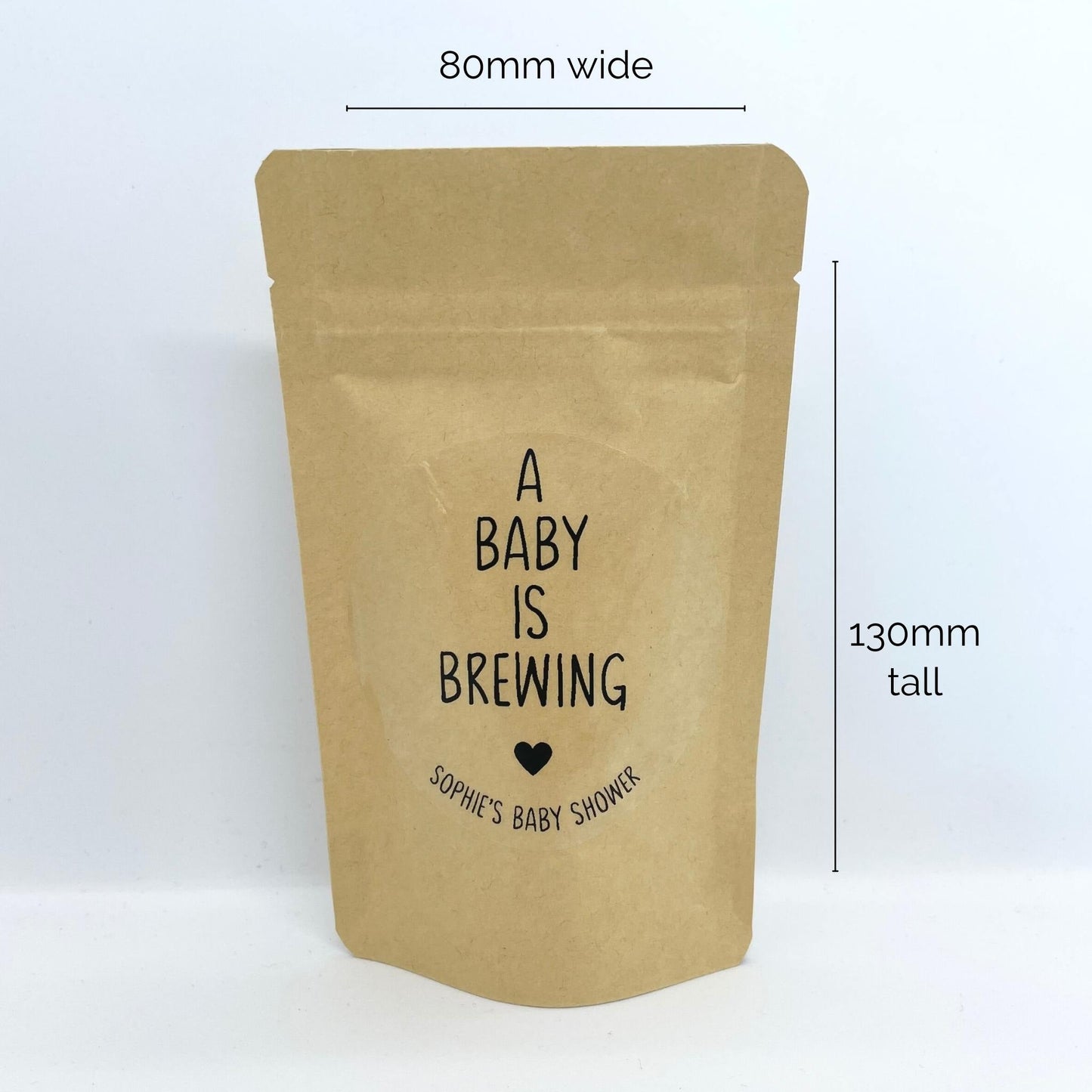 Customised Grounds For Celebration Paper Coffee Pouch Favours