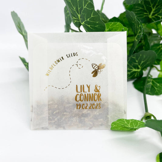 Help The Bees Wildflower Guest Thank You Gifts