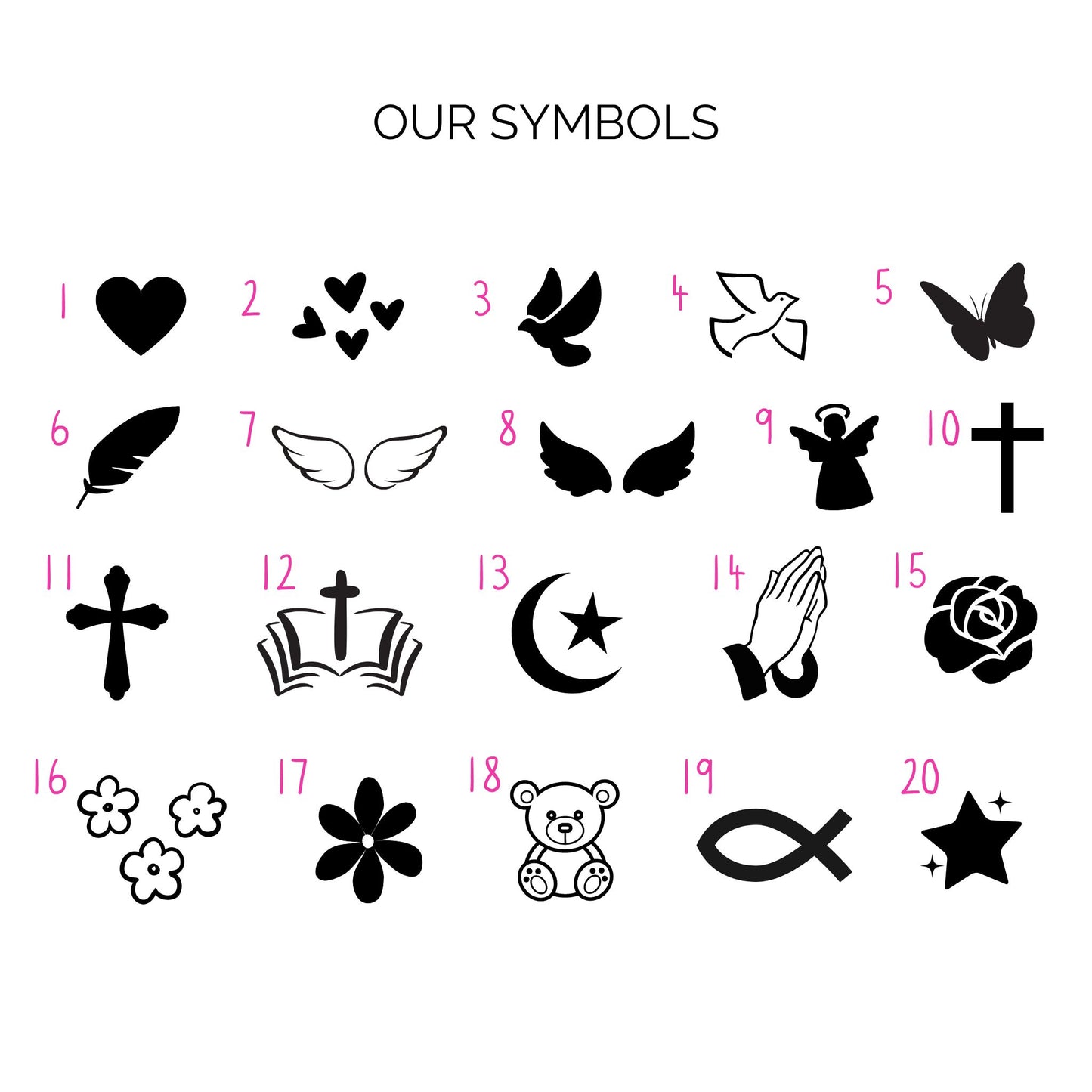 Personalised Memorial Ribbons For Funerals & Wakes