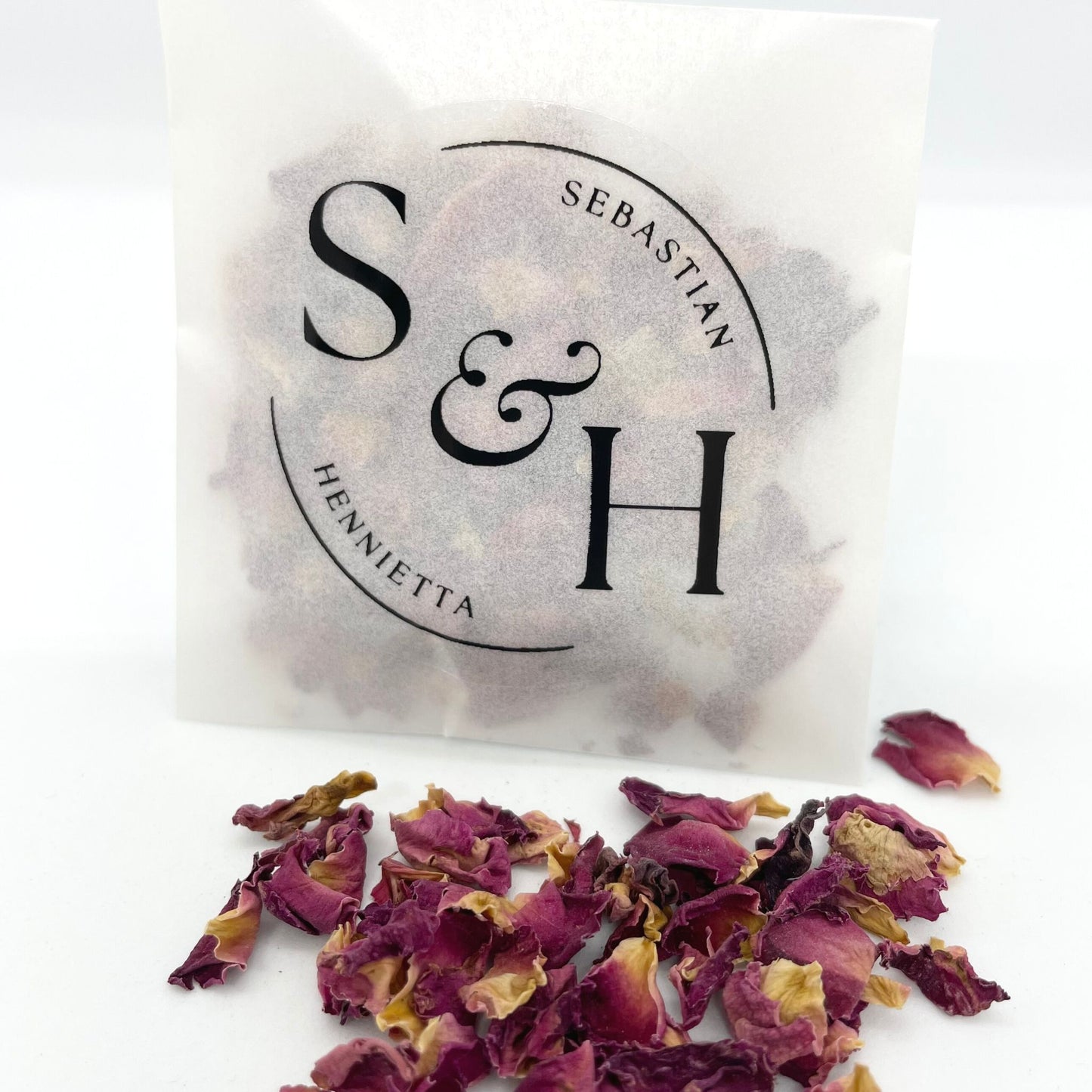 Naturally Dried Real Red Rose Petal Confetti For Newlyweds