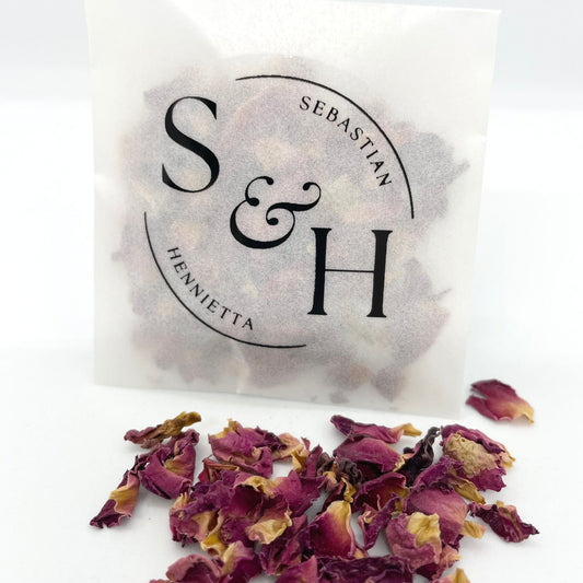 Naturally Dried Real Red Rose Petal Confetti For Newlyweds